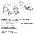 Uchwyt na licznik K-Edge Race Wahoo Czarny